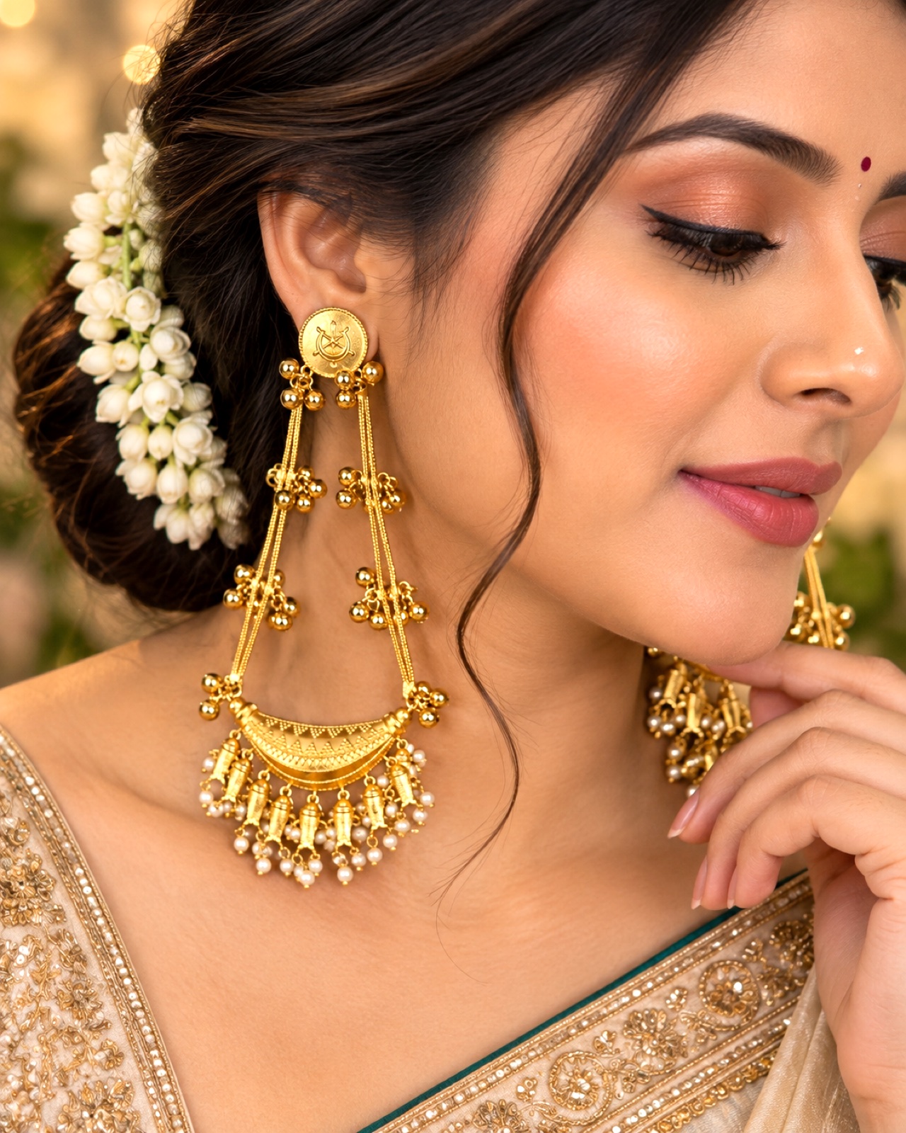 Kashmiri fish earings, photo 2