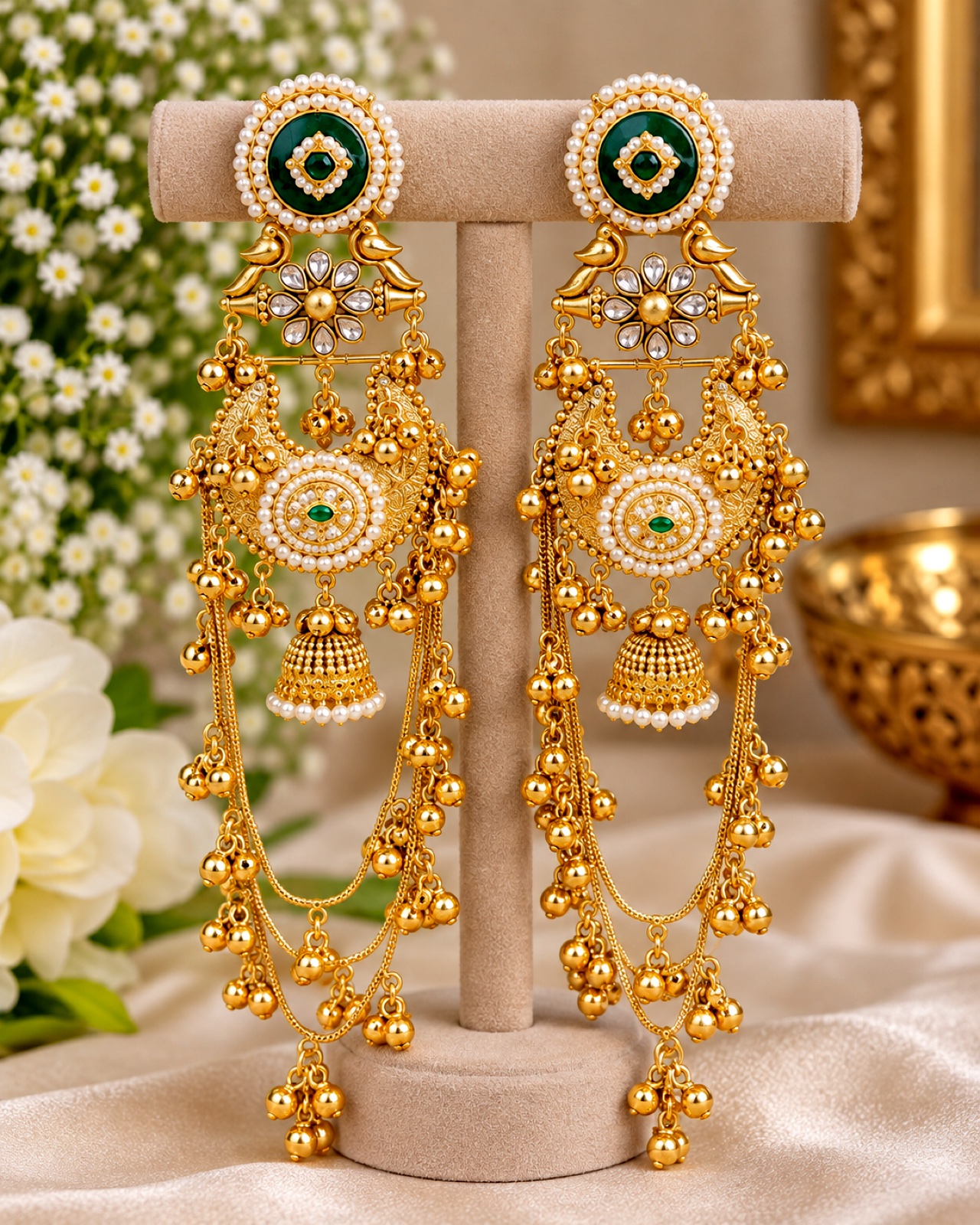 Brass earings